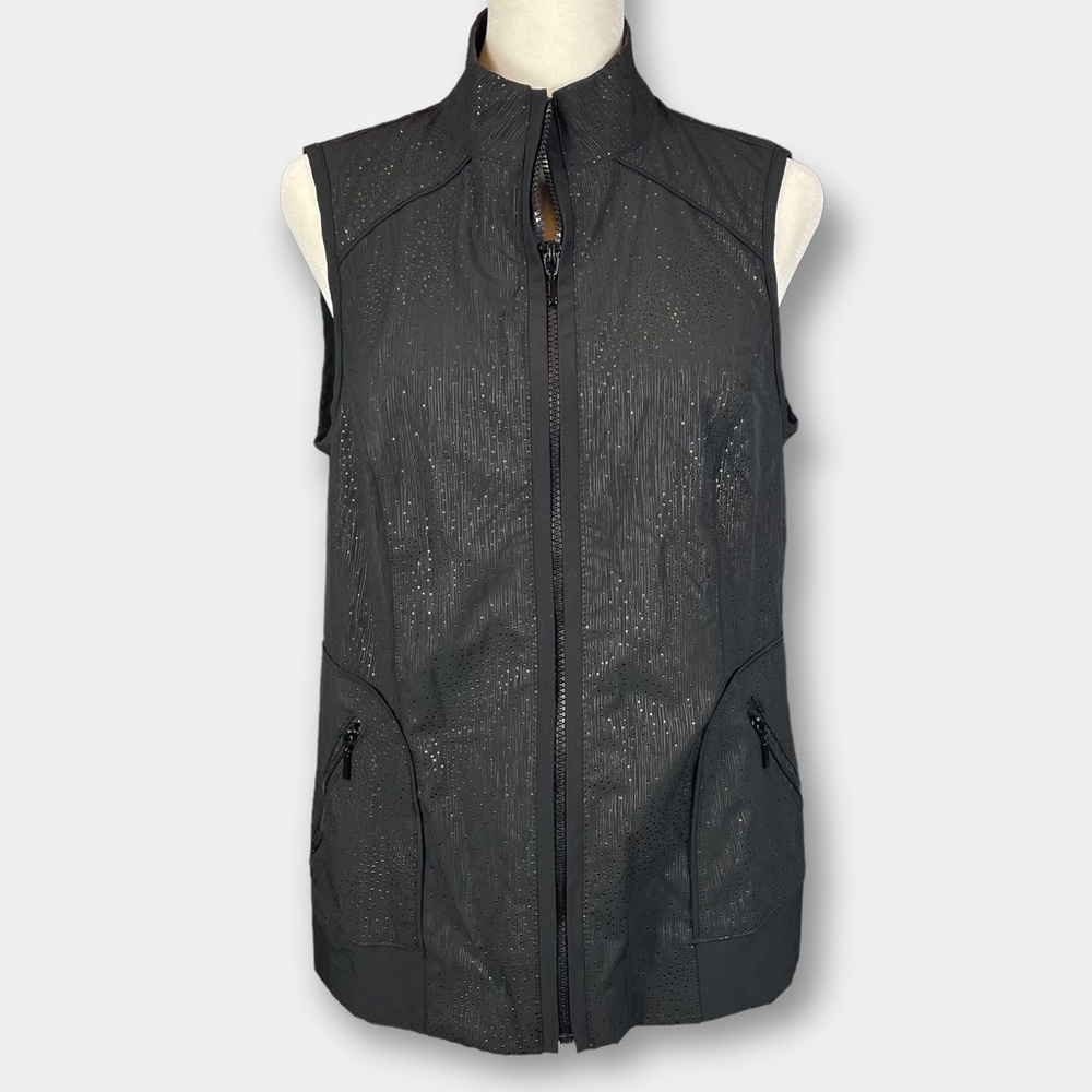 Chico's Zenergy Vest Black Chico's Size 0 Standard Size 4
